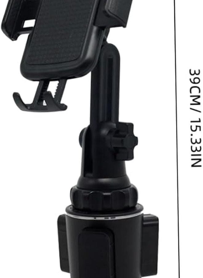 Universal Car Cup Holder Phone Mount Adjustable Base Compatible All Smartphones - Image 3